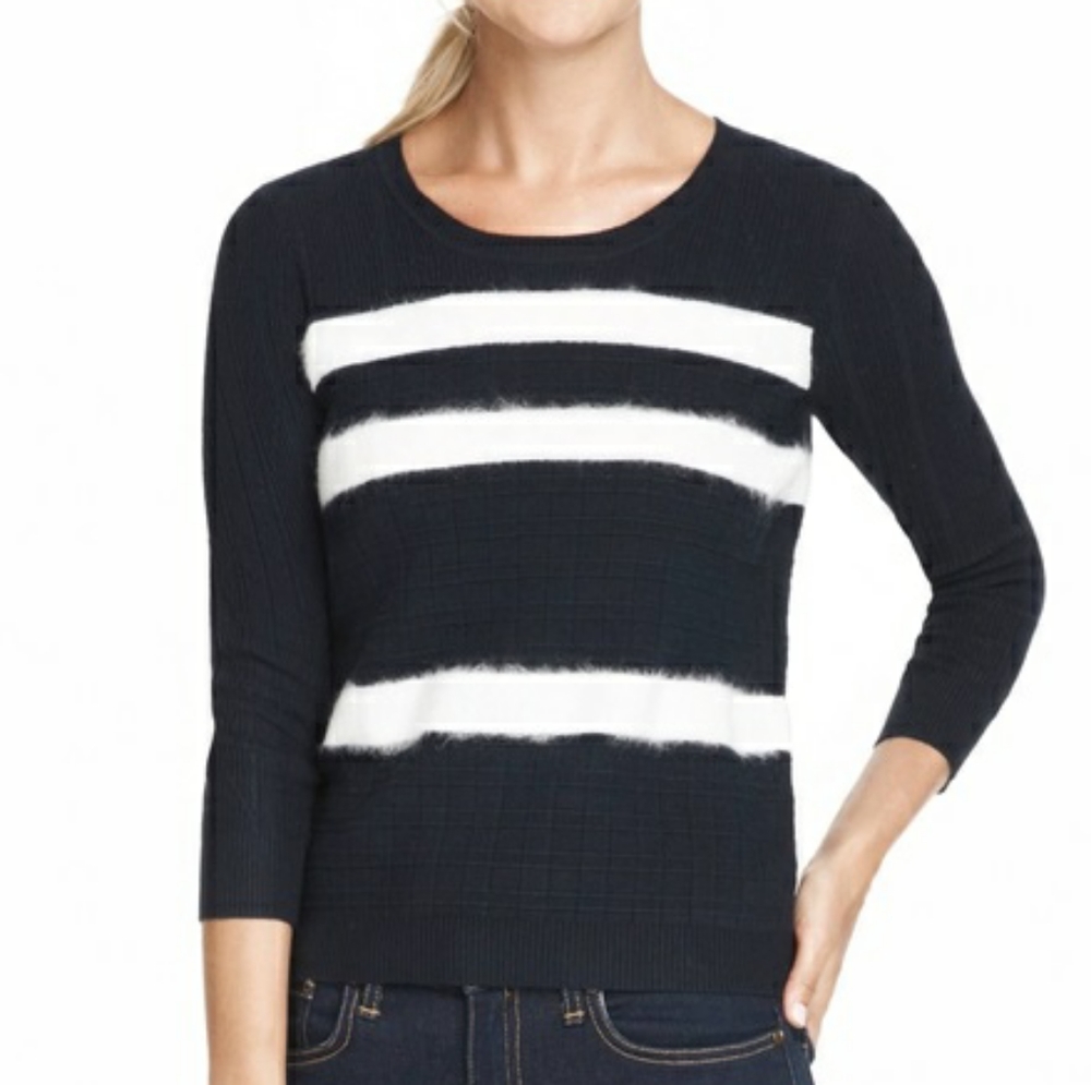 Draper James L Striped Sweater